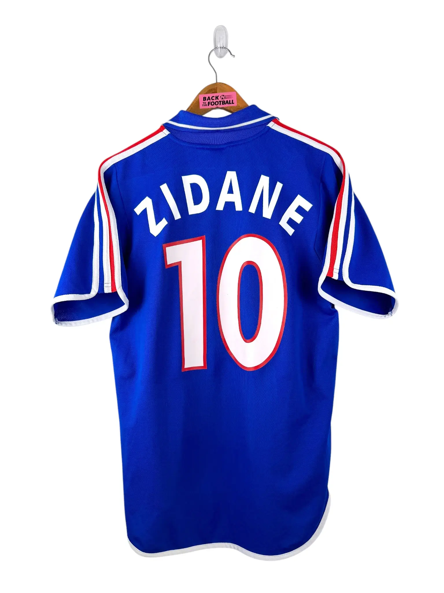 maillot vintage équipe de France 2000 floqué Zidane #10