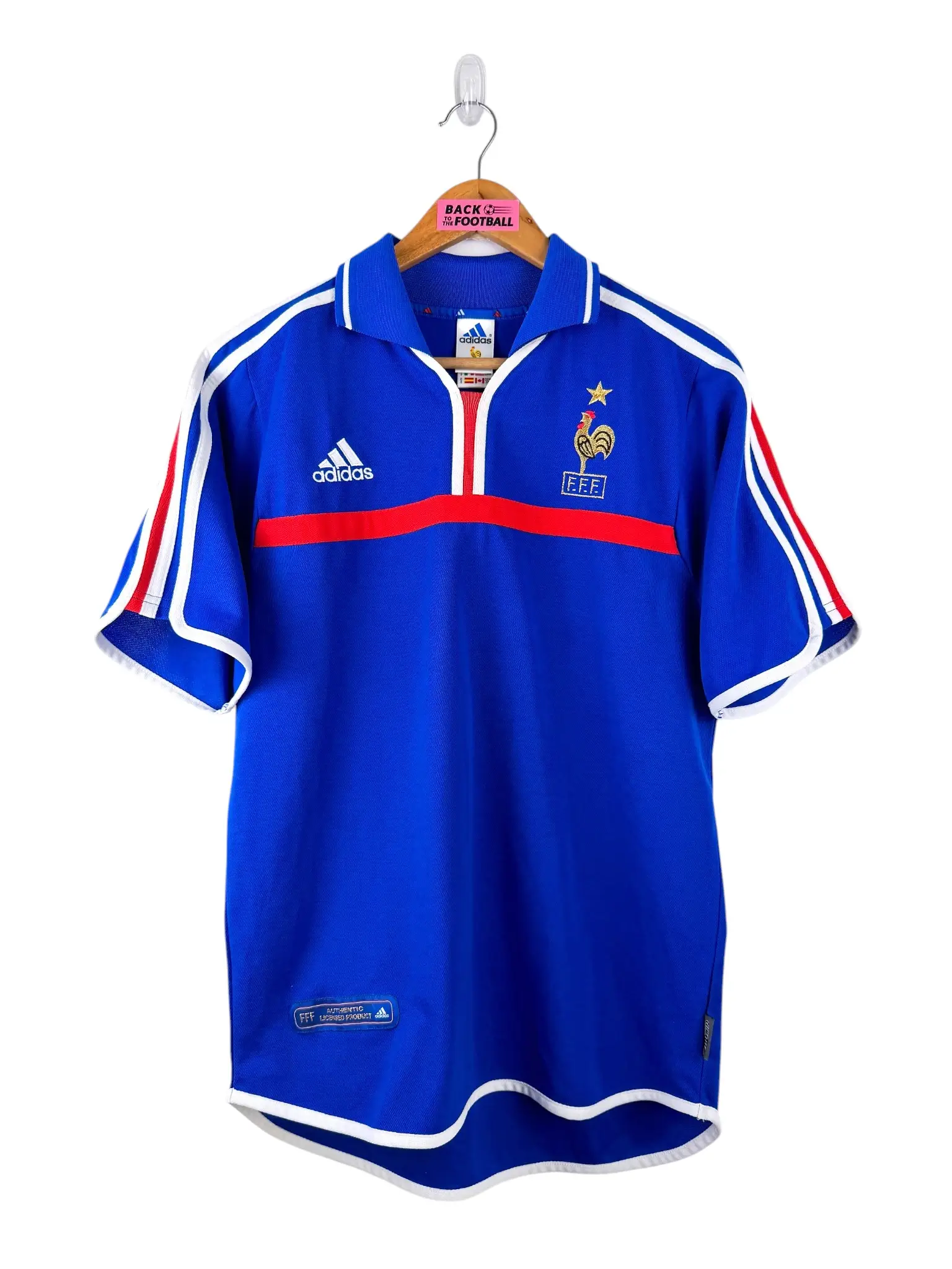 maillot vintage équipe de France 2000 floqué Zidane #10