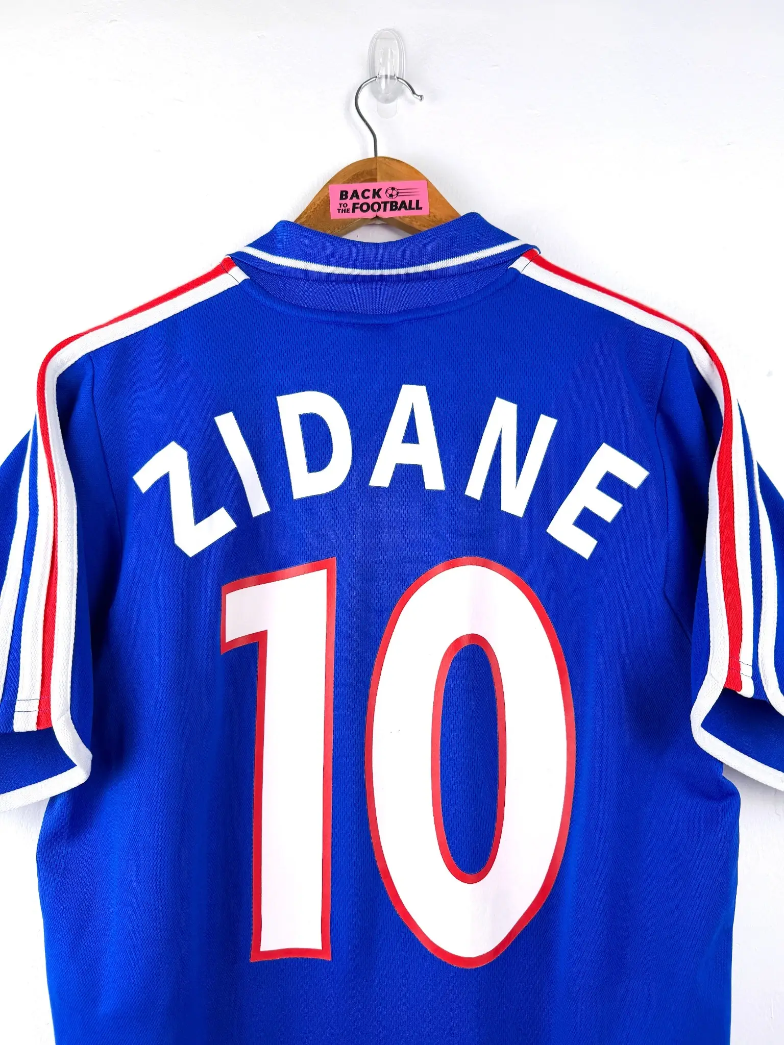 maillot vintage équipe de France 2000 floqué Zidane #10