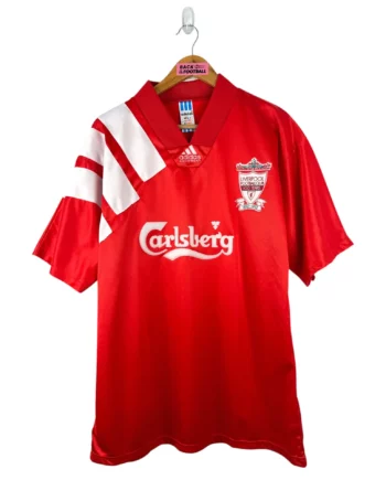 maillot vintage domicile Liverpool 1992/1993 centenaire