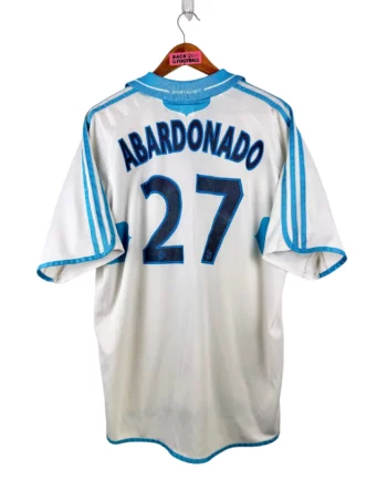 maillot vintage domicile OM 2000/2001 floqué Abardonado #27
